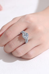 Sterling Silver Moissanite Ring - Shah S. Sahota