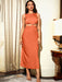 Cutout Round Neck Sleeveless Midi Dress - Shah S. Sahota
