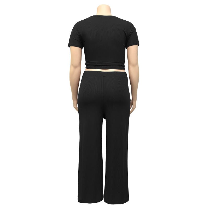 Women‘s Solid Color Two Piece Set - Shah S. Sahota