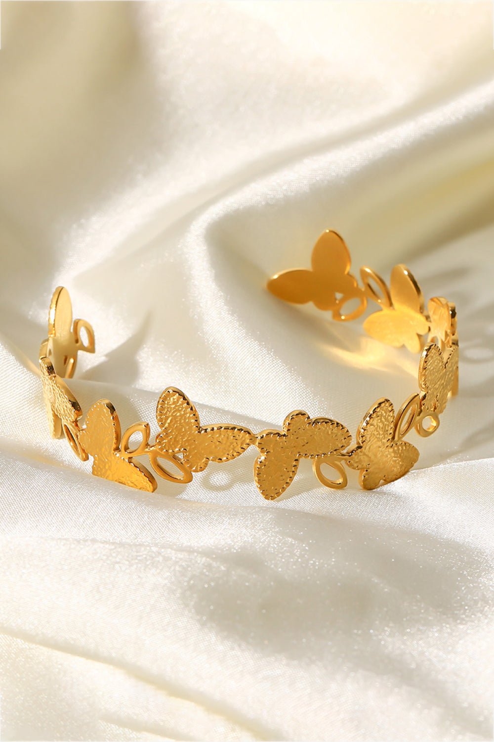 Butterfly-Shape Open Bracelet - Shah S. Sahota