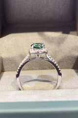 3 Carat Moissanite 18K Platinum-Plated Cluster Ring - Shah S. Sahota