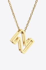 U to Z Letter Pendant Nekclace - Shah S. Sahota