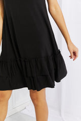 Zenana Head Over Heels Full Size Sleeveless Ruffle Hem Dress - Shah S. Sahota