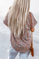 Ditsy Floral Button-Up Short Sleeve Shirt - Shah S. Sahota