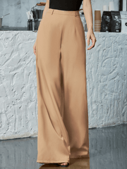 Zebra Striped Wide Leg Pants - Shah S. Sahota