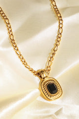 18K Gold Plated Inlaid Rhinestone Pendant Necklace - Shah S. Sahota