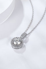 2 Carat Moissanite Round Pendant Necklace - Shah S. Sahota