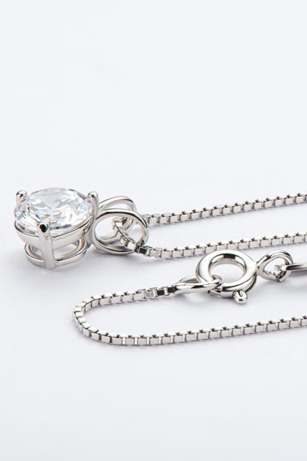 Show Off 1 Carat Moissanite Pendant Necklace - Shah S. Sahota