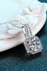 1 Carat Moissanite Necklace - Shah S. Sahota