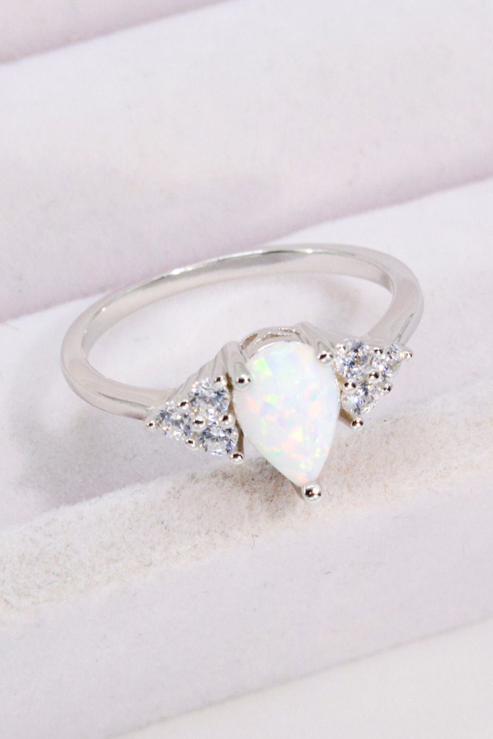 Limitless Love Opal and Zircon Ring - Shah S. Sahota