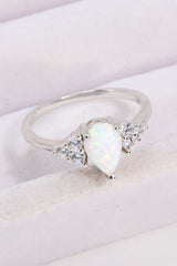 Limitless Love Opal and Zircon Ring - Shah S. Sahota