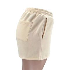 Stand-Up Collar Zipper Pullover Long-Sleeved Sweatshirts & Tie Shorts Lounge Sets - Shah S. Sahota