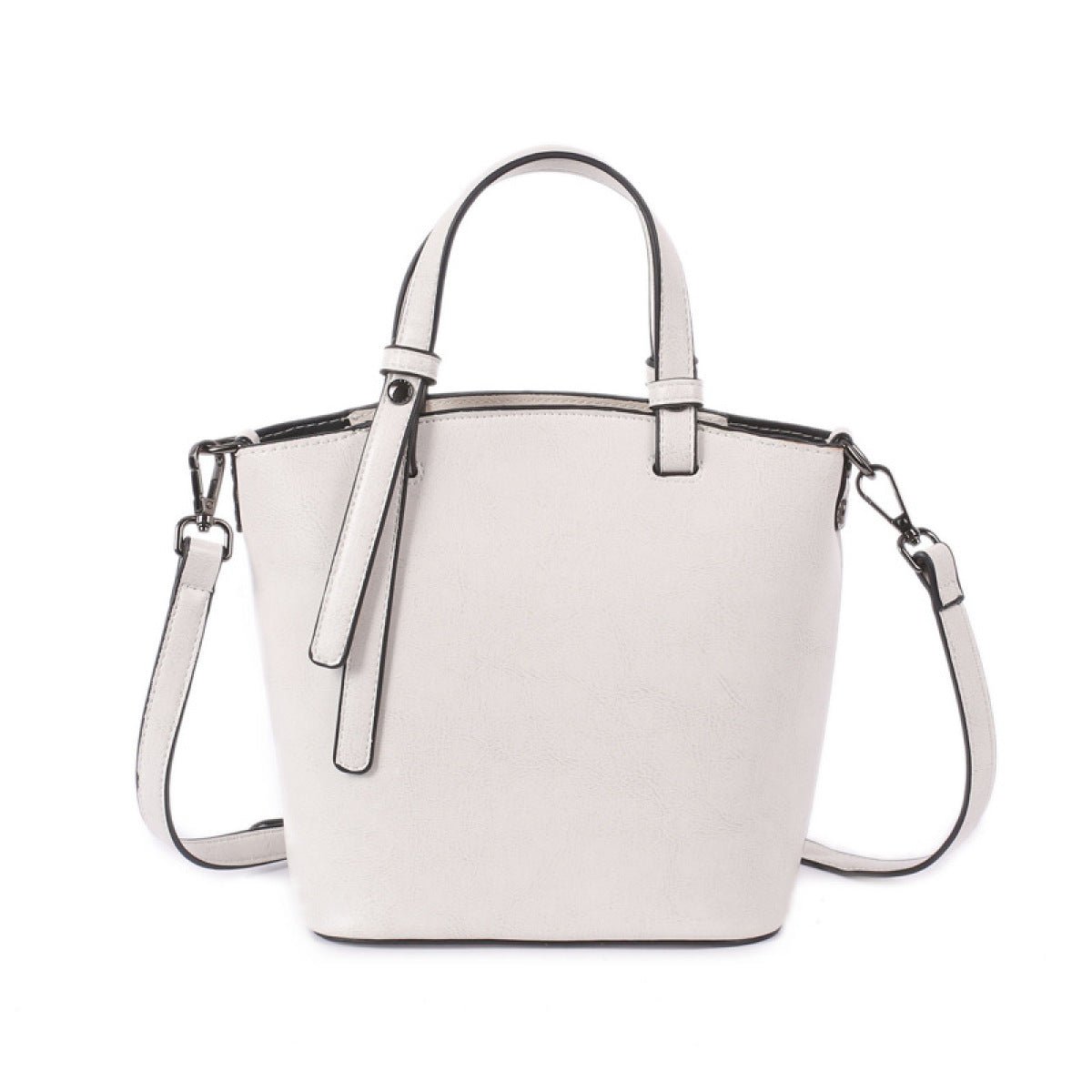 Portable Zipper Shoulder Bucket Bag - Shah S. Sahota