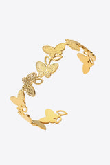 Butterfly-Shape Open Bracelet - Shah S. Sahota