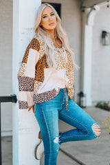 Leopard Patchwork Tied Flare Sleeve Blouse - Shah S. Sahota
