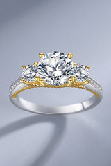 2 Carat Moissanite Contrast Ring - Shah S. Sahota