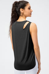 Cutout Side Slit Athletic Tank - Shah S. Sahota